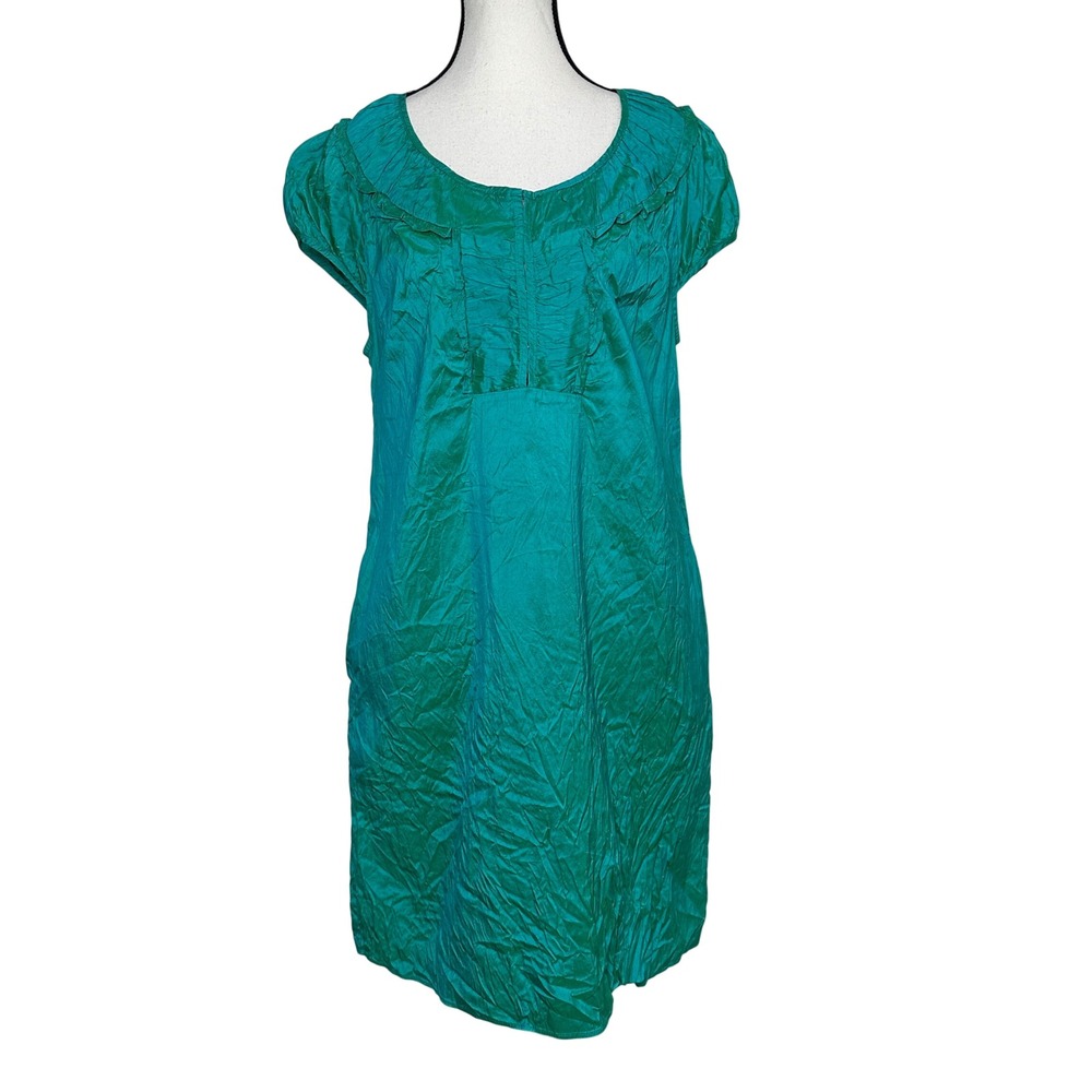 Christiane Celle Iridescent‎ Shot Silk Shift Dress Fairycore Mermaidcore Large